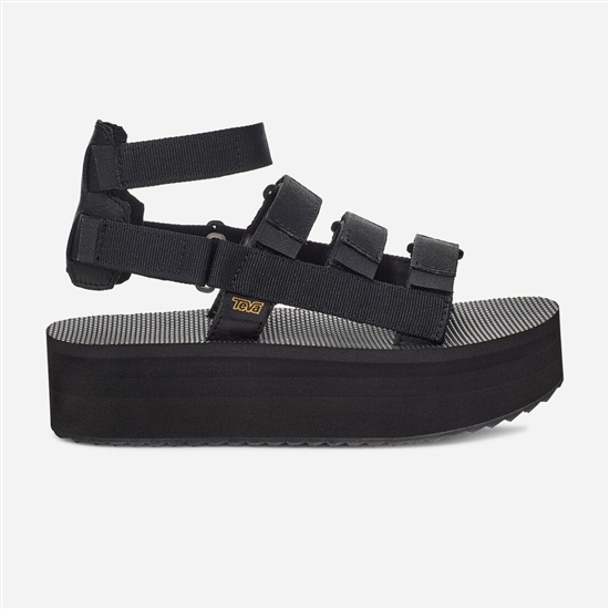 Teva Flatform Mevia Women's Flatforms Black | 7420581-LM