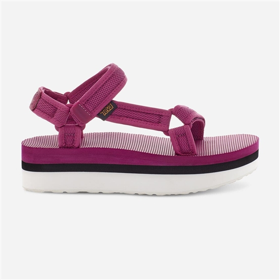 Teva Flatform Universal Mesh Print Women's Flatforms Purple | 5976048-XE