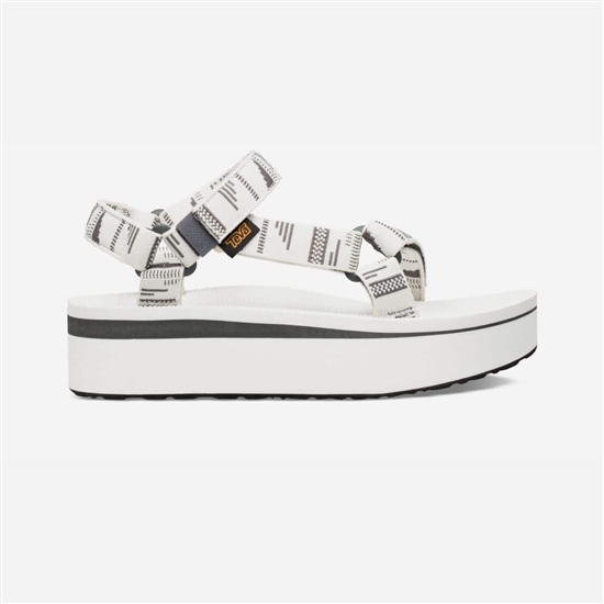 Teva Flatform Universal Women's Flatforms White / Black | 5086241-QU