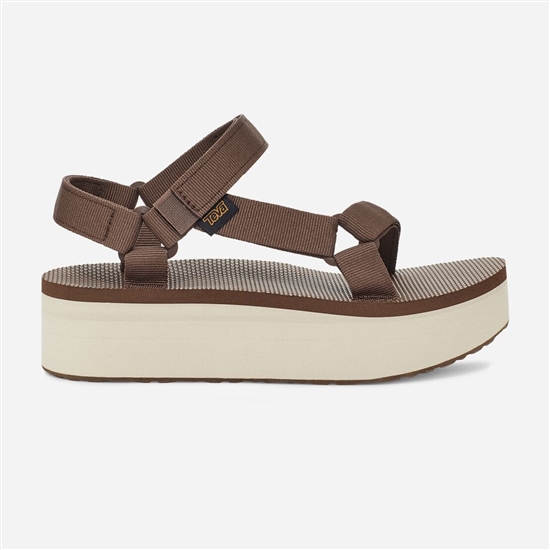 Teva Flatform Universal Women's Flatforms Dark Brown | 6541032-BT