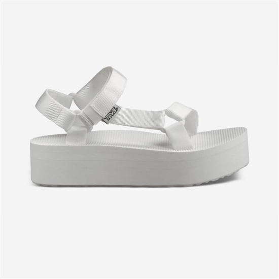 Teva Flatform Universal Women's Flatforms White | 9483571-PJ