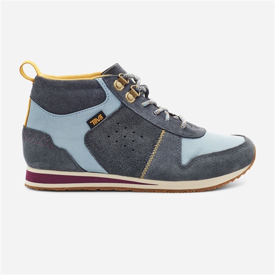 Teva Highside '84 Mid Women's Sneakers Dark Grey / Blue | 6850394-YB