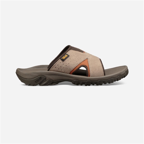 Teva Katavi 2 Slide Men's Sandals Khaki | 5904167-BS