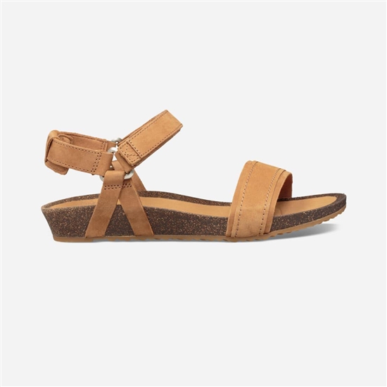 Teva Mahonia Stitch Women's Wedge Sandals Brown | 4329586-GR