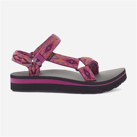 Teva Midform Universal Women's Flatforms Purple | 3195624-DY