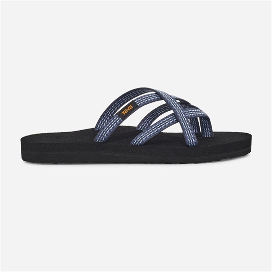 Teva Olowahu Women's Flip Flops Blue / Black | 3152067-OC