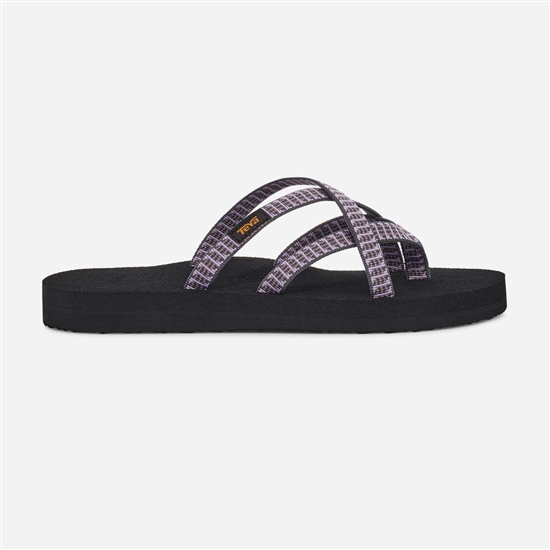 Teva Olowahu Women's Flip Flops Purple / Black | 0195436-CW