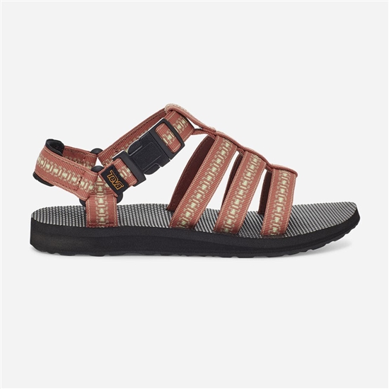 Teva Original Dorado Women's Sandals Brown / Green | 7304985-GE