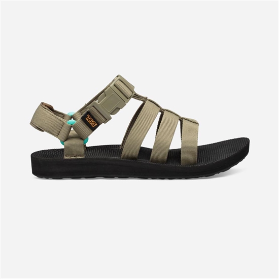 Teva Original Dorado Women's Sandals Olive | 1279468-LW