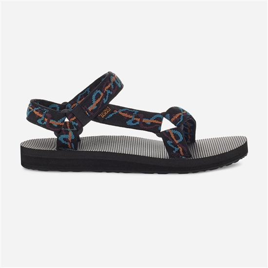 Teva Original Universal Women's Sandals Blue / Orange / Black | 1342869-SM