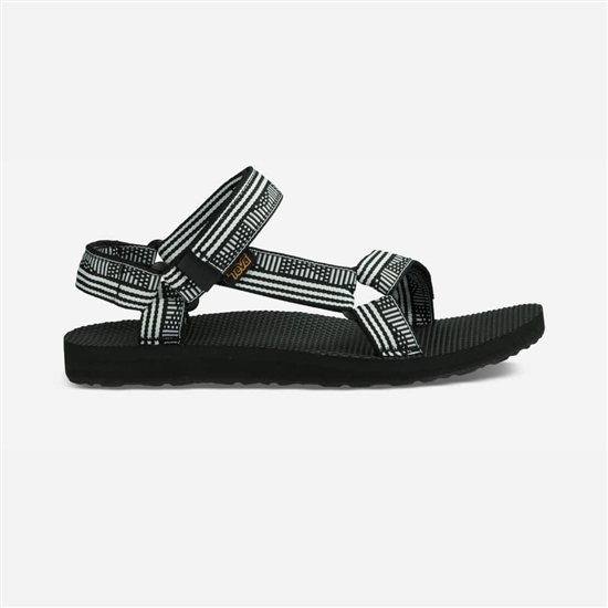 Teva Original Universal Women's Sandals Black / White | 9431062-FE