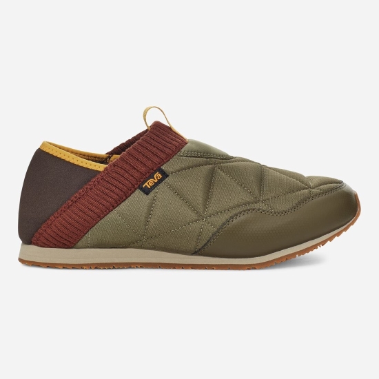 Teva Reember Women's Slip On Olive / Brown Multi | 6135078-OT