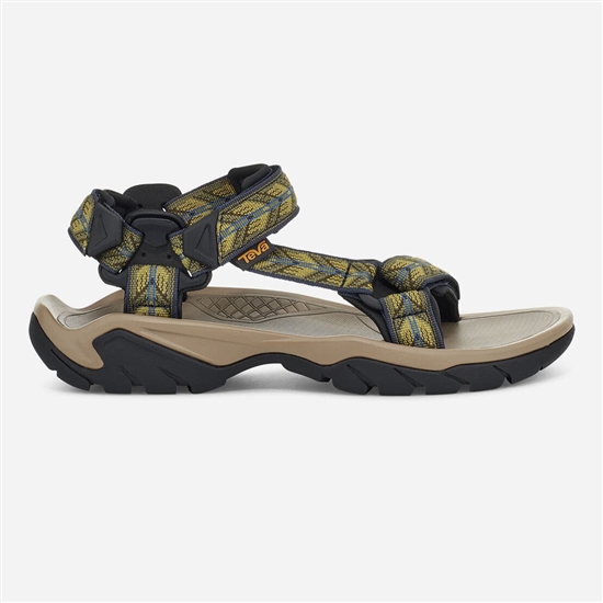 Teva Terra Fi 5 Universal Men's Sandals Khaki / Yellow | 4572908-NJ