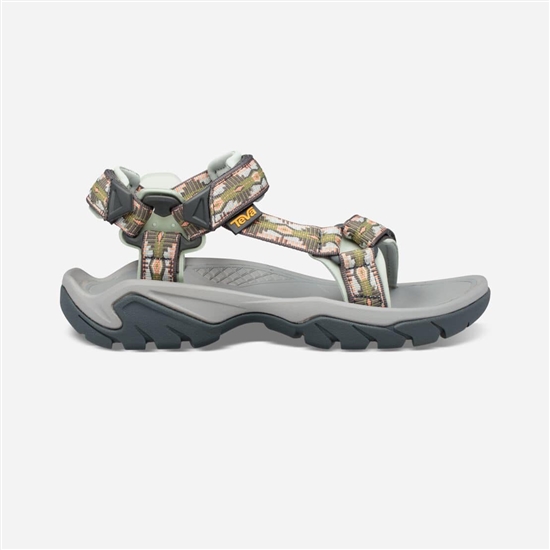 Teva Terra Fi 5 Universal Women's Sandals Green / Grey | 4130926-PI