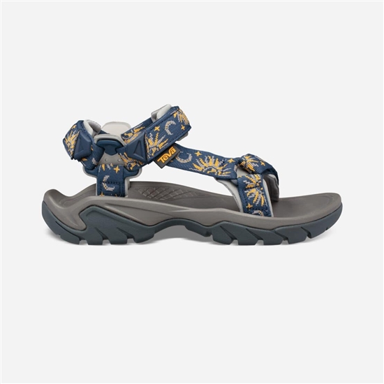 Teva Terra Fi 5 Universal Women's Sandals Dark Blue / Yellow | 9246538-DV