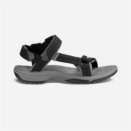 Teva Terra Fi Lite Leather Women's Sandals Black | 5287093-RX