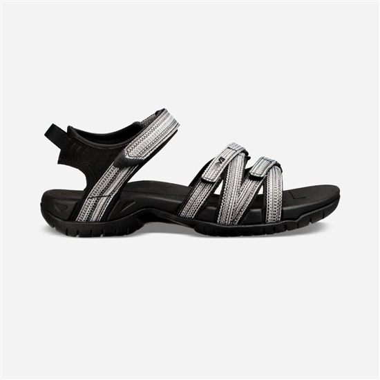 Teva Tirra Women's Sandals Black / White | 1652784-BQ