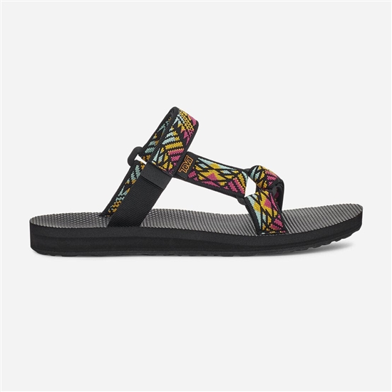 Teva Universal Slide Women's Sandals Yellow / Pink / Black | 7028634-OG