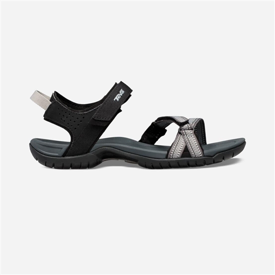 Teva Verra Women's Sandals Black / White | 4108367-AN