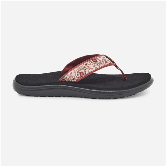 Teva Voya Women's Flip Flops Brick Red | 1503492-HV